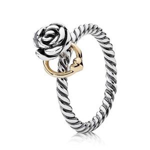 Pandora Reminder Rose Ring 14k Retired size 7 too small